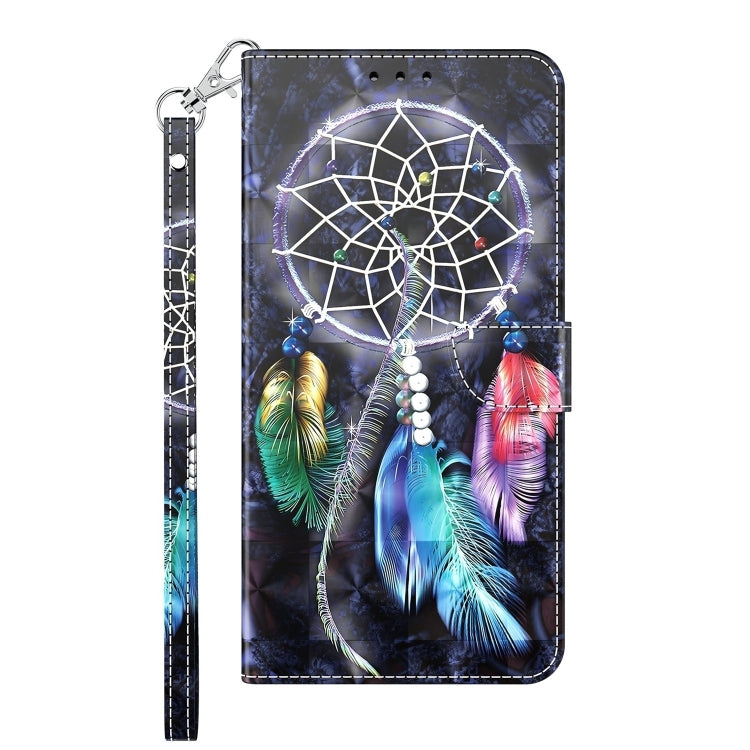 For Samsung Galaxy A15 3D Painted Leather Phone Case(Colorful Dreamcatcher) - Galaxy Phone Cases by buy2fix | Online Shopping UK | buy2fix