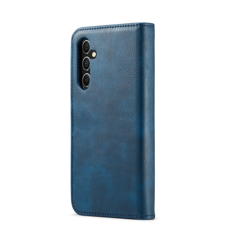 For Samsung Galaxy S23 FE 5G DG.MING Crazy Horse Texture Detachable Magnetic Leather Case(Blue) - Galaxy S23 FE 5G Cases by DG.MING | Online Shopping UK | buy2fix