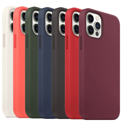 For iPhone 16 Liquid Silicone Full Coverage MagSafe Phone Case(Wine Red) - iPhone 16 Cases by buy2fix | Online Shopping UK | buy2fix