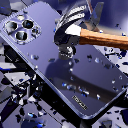 For iPhone 16 Plus Streamer Series Micro Frosted Metal Paint PC Phone Case(Sierra Blue) - iPhone 16 Plus Cases by buy2fix | Online Shopping UK | buy2fix