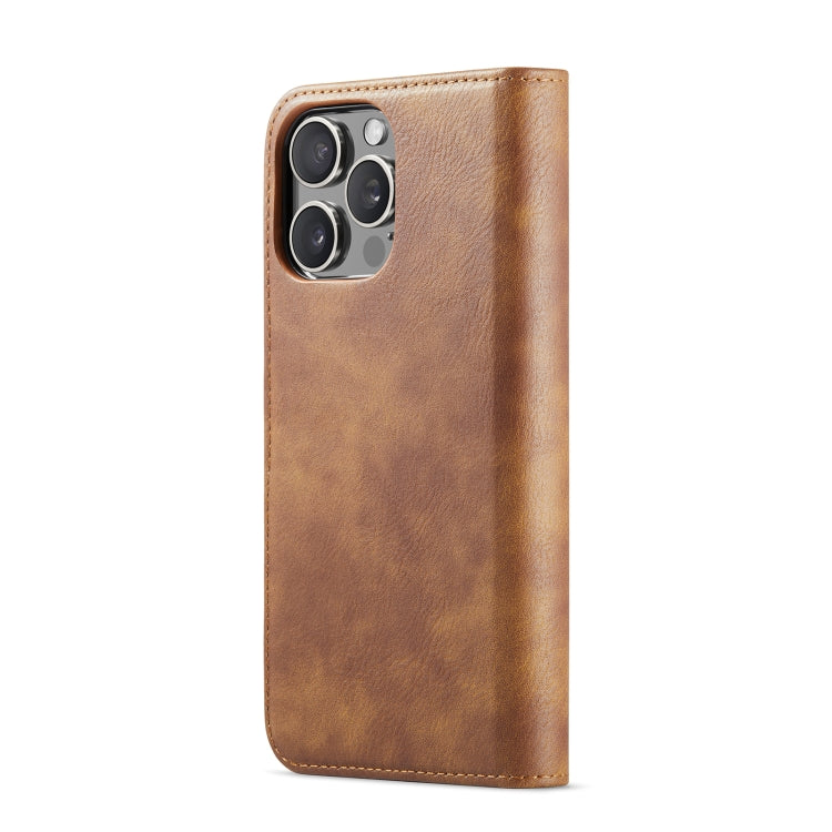 For iPhone 16 Pro Max DG.MING Crazy Horse Texture Detachable Magnetic Leather Phone Case(Brown) - iPhone 16 Pro Max Cases by DG.MING | Online Shopping UK | buy2fix