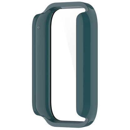 For Xiaomi Mi Band 8 Pro PC + Tempered Glass Film Integrated Watch Protective Case(Pine Green) - Watch Cases by buy2fix | Online Shopping UK | buy2fix