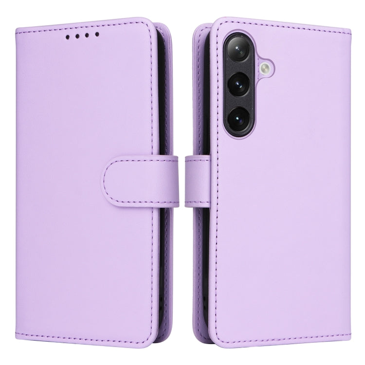 For Samsung Galaxy S24+ 5G BETOPNICE BN-005 2 in 1 Detachable Imitate Genuine Leather Phone Case(Light Purple) - Galaxy S24+ 5G Cases by BETOPNICE | Online Shopping UK | buy2fix