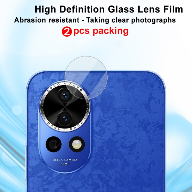 For Huawei nova 12 2 PCS/Set IMAK HD Glass Rear Camera Lens Film - For Huawei by imak | Online Shopping UK | buy2fix