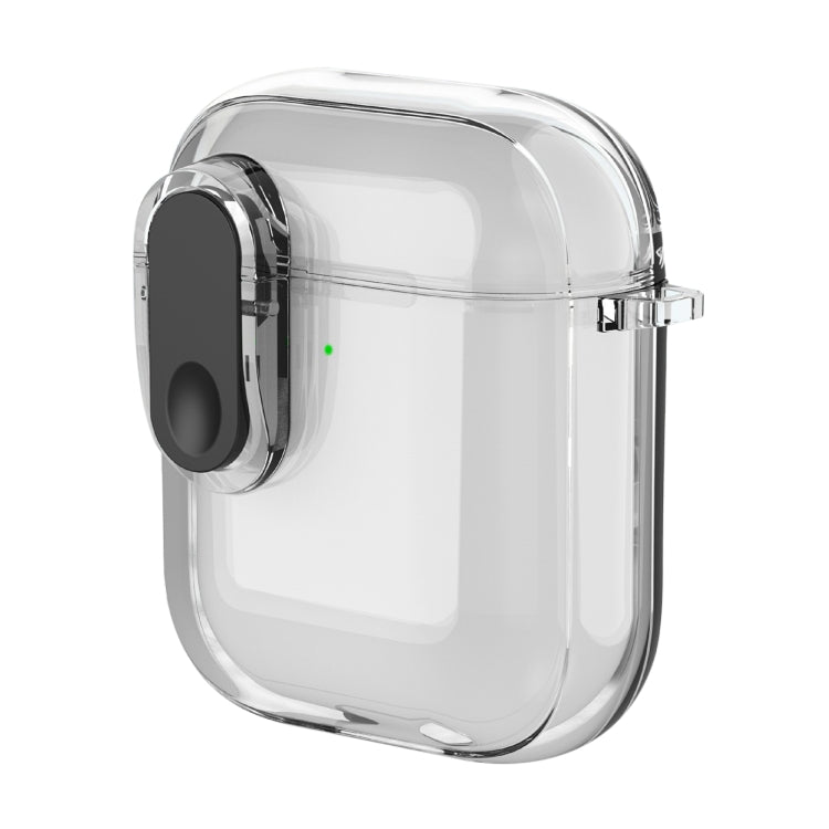 For AirPods 1 / 2 Ice Crystals Shockproof Earphone Protective Case(Black) - For AirPods 1/2 by buy2fix | Online Shopping UK | buy2fix