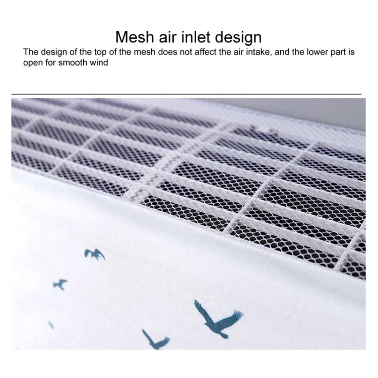 Do Not Take Dust-proof And Anti Direct Blowing Simple Wind Hanging Machine Air Conditioner Moon Cover, Size:Width 80 × Thickness 20 × Height 90cm(Shadow Of The Trees) - Dust Covers by buy2fix | Online Shopping UK | buy2fix