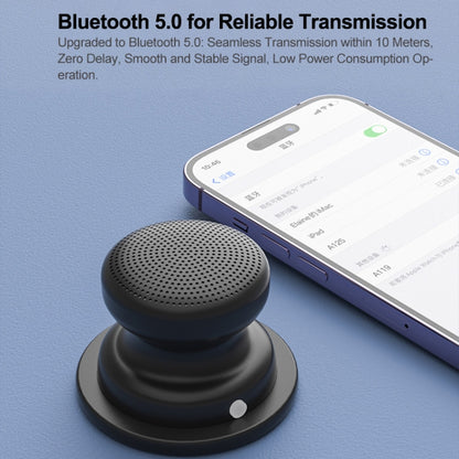 EWA A117 Portable Mini Magnetic Phone Holder Bluetooth Metal Speaker(Blue) - Mini Speaker by EWA | Online Shopping UK | buy2fix