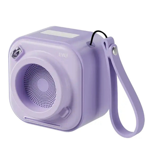 EWA A132 Portable Mini Stereo Wireless Bluetooth Speaker(Purple) - Mini Speaker by EWA | Online Shopping UK | buy2fix