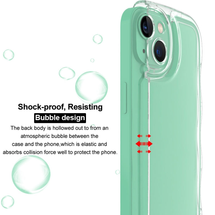 For iPhone 15 Pro IMAK Wave Bubble Soft Shockproof Phone Case(Transparent) - iPhone 15 Pro Cases by imak | Online Shopping UK | buy2fix