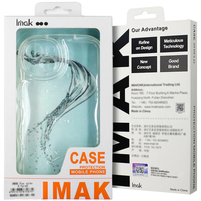 For iPhone 15 Pro IMAK Wave Bubble Soft Shockproof Phone Case(Transparent) - iPhone 15 Pro Cases by imak | Online Shopping UK | buy2fix