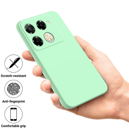 For Infinix Note 40 Pro 5G / 40 Pro+ 5G Solid Color Liquid Silicone Dropproof Full Coverage Protective Case(Green) - Infinix Cases by buy2fix | Online Shopping UK | buy2fix