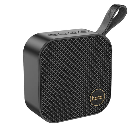 hoco HC22 Auspicious Outdoor Bluetooth 5.2 Speaker Support TF Card / FM / TWS(Black) - Mini Speaker by hoco | Online Shopping UK | buy2fix