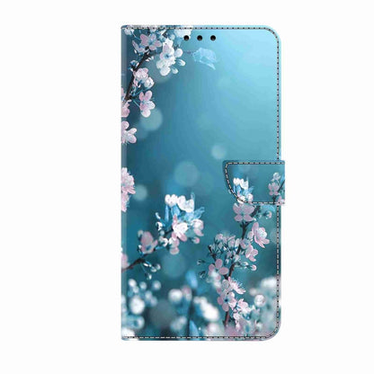 For Samsung Galaxy S24 5G Crystal 3D Shockproof Protective Leather Phone Case(Plum Flower) - Galaxy S24 5G Cases by buy2fix | Online Shopping UK | buy2fix