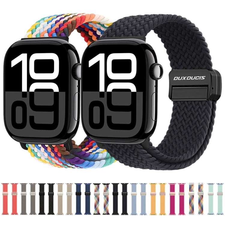 For Apple Watch SE 40mm DUX DUCIS Mixture Pro Series Magnetic Buckle Nylon Braid Watch Band(Light Mint) - Watch Bands by DUX DUCIS | Online Shopping UK | buy2fix