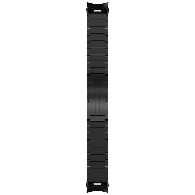 For Samsung Galaxy Watch6/6 Classic/5/5 Pro Button Style One-bead Metal Watch Band(Black) - Watch Bands by buy2fix | Online Shopping UK | buy2fix