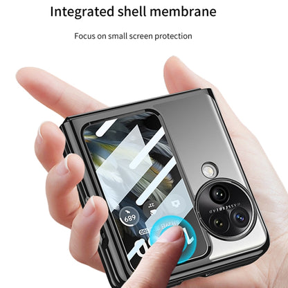 For OPPO Find N3 Flip GKK Integrated Electroplating Full Coverage Phone Case(Gold) - Find N3 Flip Cases by GKK | Online Shopping UK | buy2fix