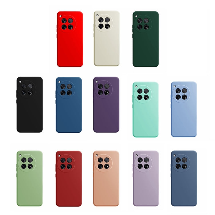 For OnePlus 12 Imitation Liquid Silicone Phone Case(Light Purple) - OnePlus Cases by buy2fix | Online Shopping UK | buy2fix