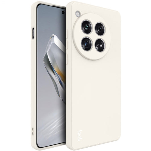 For OnePlus 12 5G imak UC-4 Series Straight Edge TPU Phone Case(White) - OnePlus Cases by imak | Online Shopping UK | buy2fix