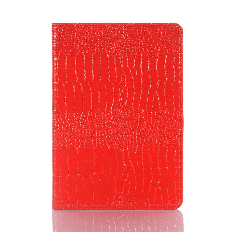 For Samsung Galaxy Tab S9 FE Crocodile Texture Leather Tablet Case(Red) - Galaxy Tab S9 FE by buy2fix | Online Shopping UK | buy2fix