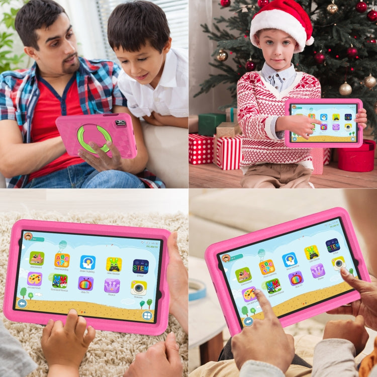 Pritom B8K WiFi Kid Tablet 8 inch,  4GB+64GB, Android 13 Allwinner A523 Octa Core CPU Support Parental Control Google Play(Pink) -  by PRITOM | Online Shopping UK | buy2fix