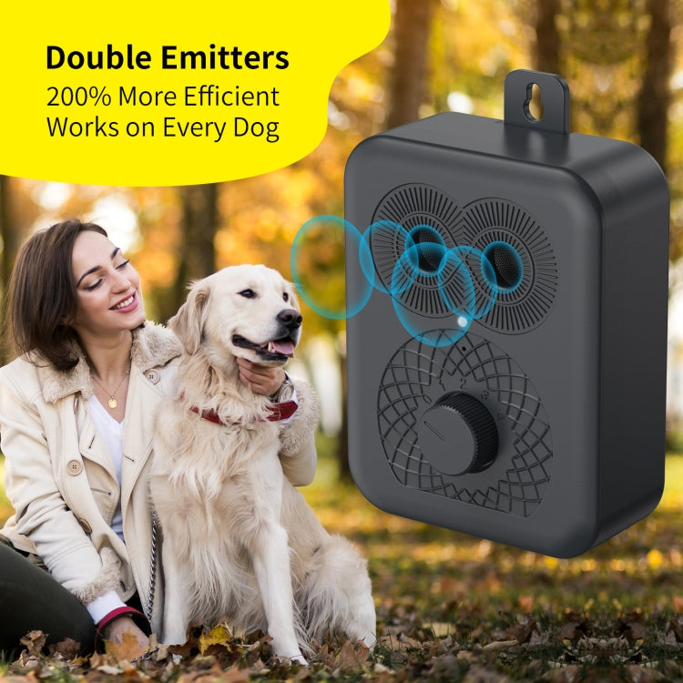 N20 Portable Fully Automatic Ultrasonic Dog Training Device(Black) - Training Aids by buy2fix | Online Shopping UK | buy2fix