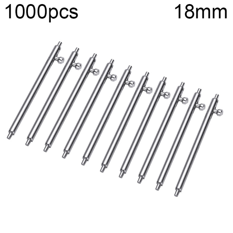 18mm 1000pcs Stainless Steel Connector Switch Pin for Watch Band, Diameter: 0.15mm - Watch Bands by buy2fix | Online Shopping UK | buy2fix