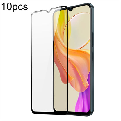 For vivo Y03 10pcs DUX DUCIS 0.33mm 9H Medium Alumina Tempered Glass Film - vivo Tempered Glass by DUX DUCIS | Online Shopping UK | buy2fix