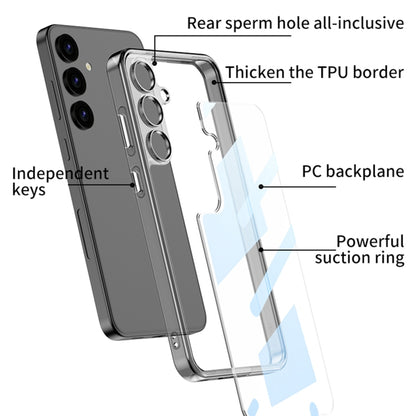 For Samsung Galaxy S24 5G GKK Space Frame Transparent PC + TPU Phone Case(Transparent) - Galaxy S24 5G Cases by GKK | Online Shopping UK | buy2fix