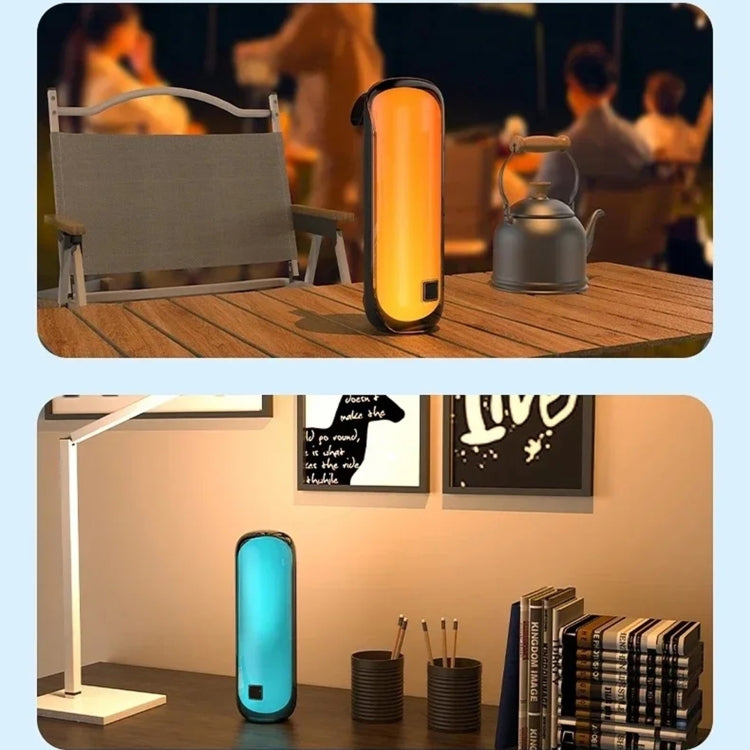 T&G TG-384 Mini Portable Bluetooth Speaker Support TF / U-disk / RGB Light(Brown) - Desktop Speaker by T&G | Online Shopping UK | buy2fix