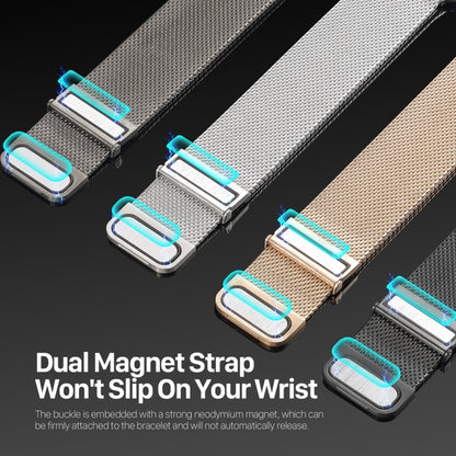 For Apple Watch Ultra 49mm DUX DUCIS Milanese Pro Series Stainless Steel Watch Band(Gold) - Watch Bands by DUX DUCIS | Online Shopping UK | buy2fix