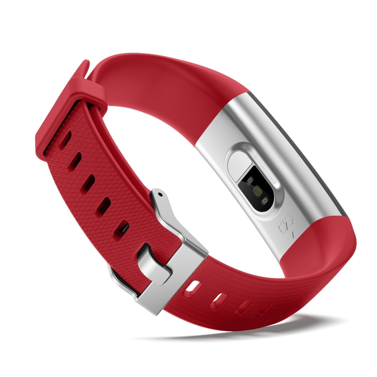 S5-4 Smart Bracelet IP68 Waterproof Heart Rate Sport Fitness Tracker Smart Watch(Red) - Smart Wristbands by buy2fix | Online Shopping UK | buy2fix