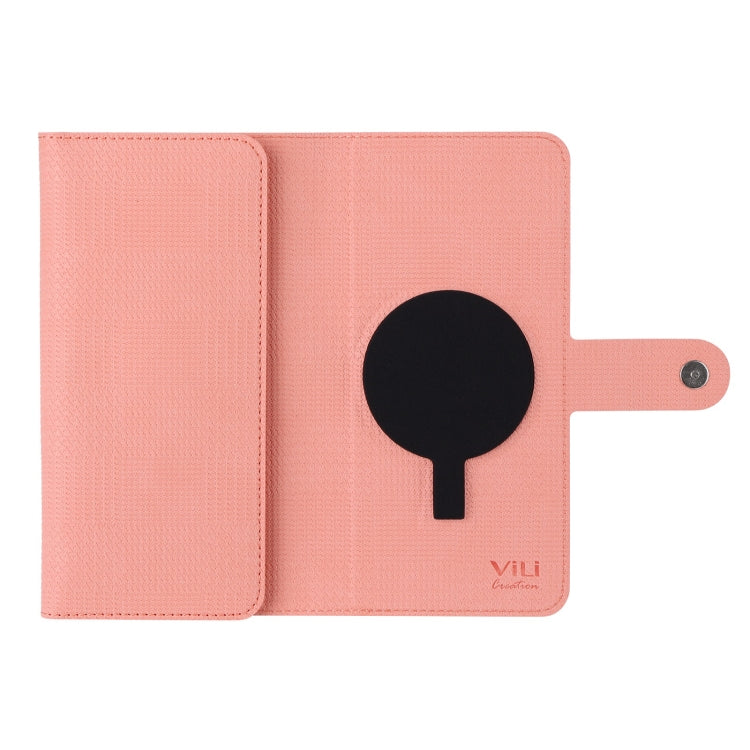 For iPhone 13 Pro ViLi GHA Series Shockproof MagSafe RFID Leather Attraction Horizontal Flip Phone Case(Pink) - iPhone 13 Pro Cases by ViLi | Online Shopping UK | buy2fix