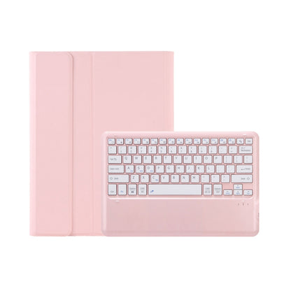 For Xiaomi Pad 6S Pro 12.4 Lambskin Texture Detachable Bluetooth Keyboard Leather Case(Pink) - Others Keyboard by buy2fix | Online Shopping UK | buy2fix