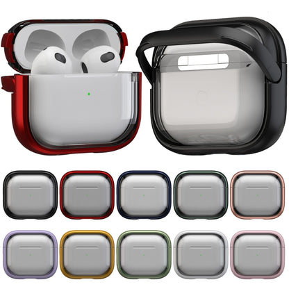 For AirPods Pro 1 TPU Hybrid PC Case with Holder(Black) - For AirPods Pro by buy2fix | Online Shopping UK | buy2fix