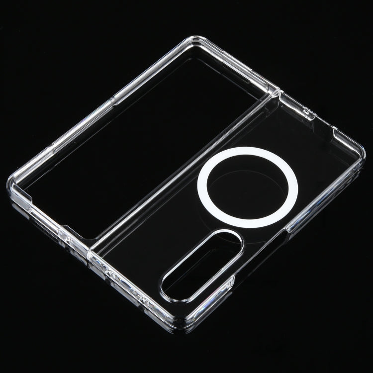 For Samsung Galaxy Z Fold4 MagSafe All-Inclusive Shockproof PC Phone Case(Transparent) - Galaxy Z Fold4 5G Cases by buy2fix | Online Shopping UK | buy2fix