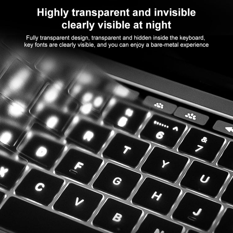 For MacBook Pro 13.3 inch 2020 ZGA Contact Invisible TPU Keyboard Protective Film - Keyboard Protector by ZGA | Online Shopping UK | buy2fix