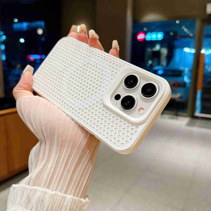 For iPhone 13 Pro MagSafe Magnetic Heat Dissipation Phone Case(White) - iPhone 13 Pro Cases by buy2fix | Online Shopping UK | buy2fix