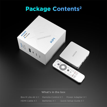 Kickpi KP1 Dual Band WiFi 4K HD Android TV Box, RAM:2GB+32GB(AU Plug) - Amlogic S905 by buy2fix | Online Shopping UK | buy2fix