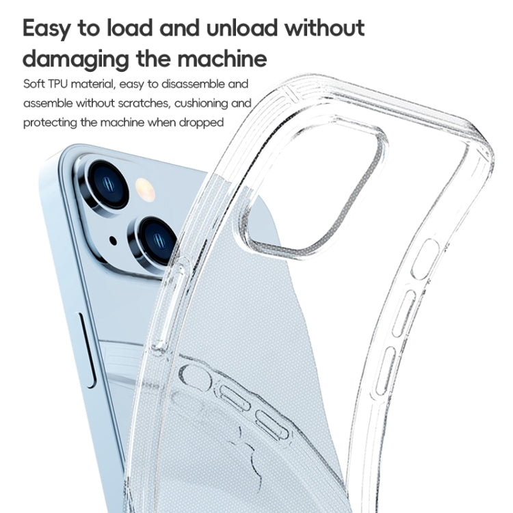 For iPhone 15 Pro Max ZGA Clear TPU Shockproof Phone Case(Transparent) - iPhone 15 Pro Max Cases by ZGA | Online Shopping UK | buy2fix