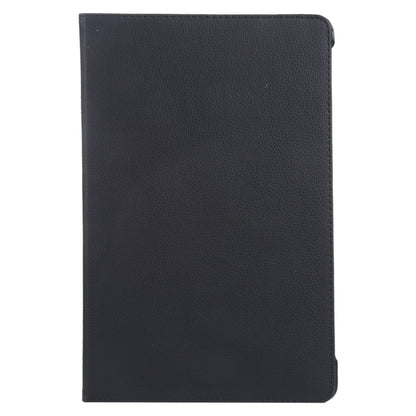 For iPad Air 13 2024 360 Degree Rotation Litchi Texture Leather Tablet Case with Holder(Black) - iPad Air 13 2024 Cases by buy2fix | Online Shopping UK | buy2fix