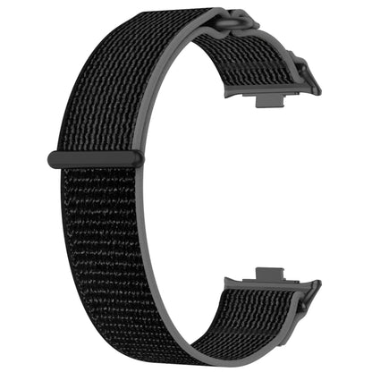 For Xiaomi Band 8 Pro / Redmi Watch 4 Loop Nylon Watch Band(Black Grey) - Watch Bands by buy2fix | Online Shopping UK | buy2fix