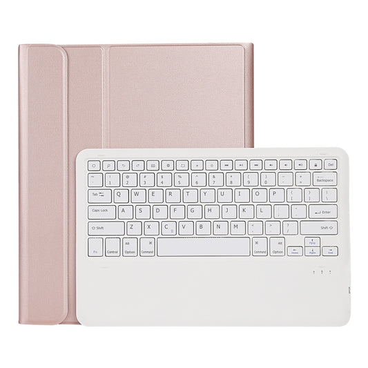 For iPad Pro 13 2024 A13B Detachable Ultra-Thin Bluetooth Keyboard Leather Tablet Case with Pen Slot(Rose Gold) - For iPad Pro by buy2fix | Online Shopping UK | buy2fix