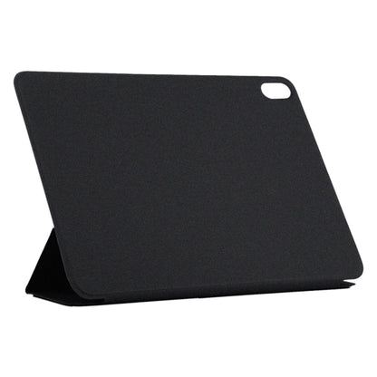 For iPad Air 11 2024 Double-sided Clip Non-buckle Magnetic PU Smart Tablet Case(Black) - iPad Air 11 2024 Cases by buy2fix | Online Shopping UK | buy2fix