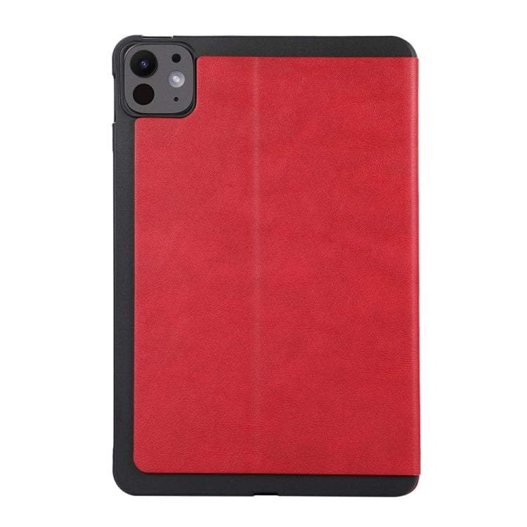 For iPad Pro 11 2024 TPU Flip Tablet Protective Leather Case(Red) - iPad Pro 11 2024 Cases by buy2fix | Online Shopping UK | buy2fix