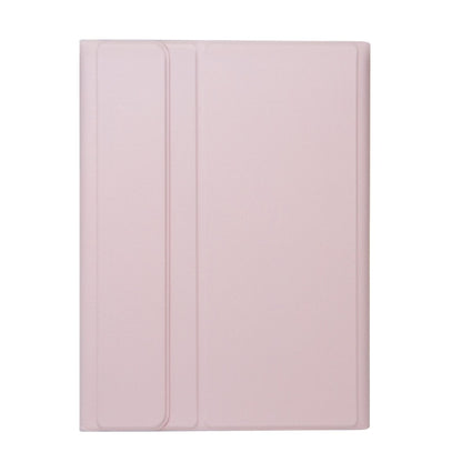 For iPad Pro 11 2024 A13B-A Lambskin Texture Bluetooth Touch Square Keyboard Leather Tablet Case with Pen Slot(Pink) - For iPad Pro by buy2fix | Online Shopping UK | buy2fix