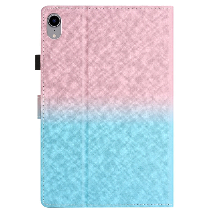 For iPad Pro 11 2024 Stitching Gradient Smart Leather Tablet Case(Pink Blue) - iPad Pro 11 2024 Cases by buy2fix | Online Shopping UK | buy2fix