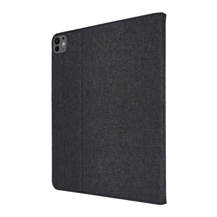 For iPad Air 11 2024 Fabric Leather Tablet Case(Black) - iPad Air 11 2024 Cases by buy2fix | Online Shopping UK | buy2fix