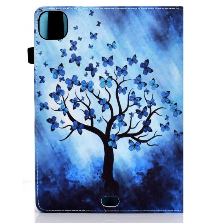 For iPad Pro 11 2024 Painted Elastic Band Smart Leather Tablet Case(Butterfly Tree) - iPad Pro 11 2024 Cases by buy2fix | Online Shopping UK | buy2fix