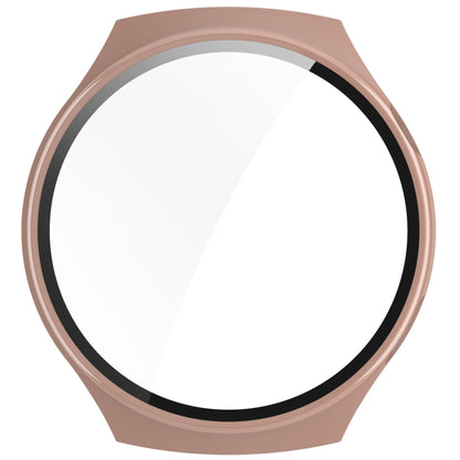 For Huawei Watch 4 Pro Space Edition PC + Curved Glass Film Integrated Watch Protective Case(Pink) - Watch Cases by buy2fix | Online Shopping UK | buy2fix