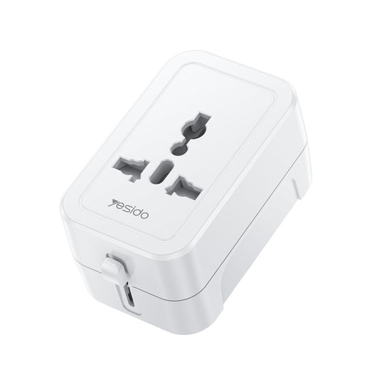 Yesido MC32 Global Universal Plug Adapter(White) - Multifunction Charger by Yesido | Online Shopping UK | buy2fix